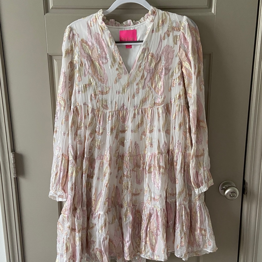 Lilly Pulitzer foil Winona dress